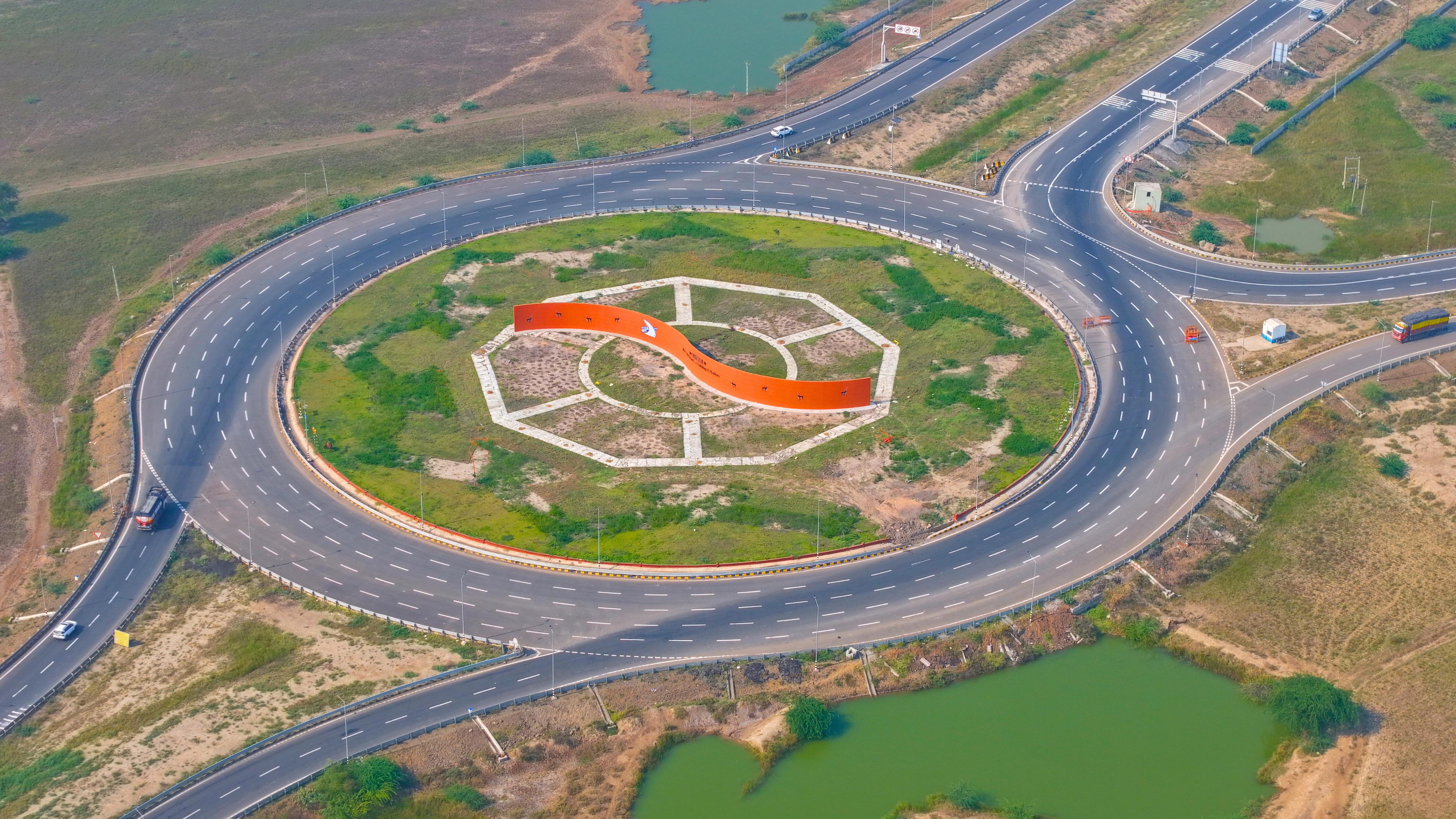 Coastal Road Drone Shot